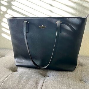 Kate Spade black tote in great condition